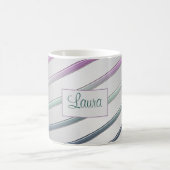 Mug Lignes abstraites de gradient (Centre)