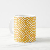 Mug Lignes Abstraites dessinées à la main, texture hip (Devant gauche)