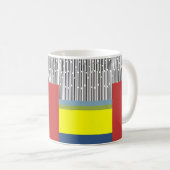 Mug Lignes Abstraites et rectangles (Devant droit)
