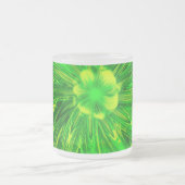 Mug Lignes Abstraites Fleur verte (Centre)