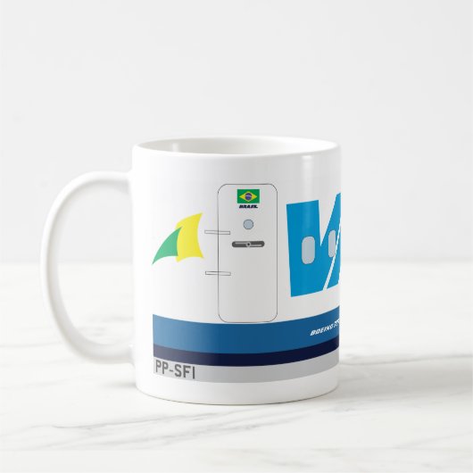 Mug lignes aériennes de vasp (Gauche)