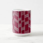 Mug Lignes Art Déco - Maroon (Centre)