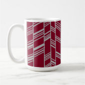 Mug Lignes Art Déco - Maroon (Gauche)