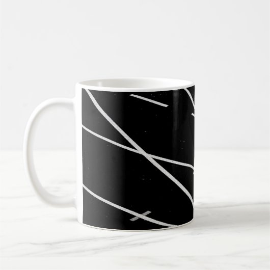 MUG LIGNES BLANCHES SUR LE CHAMP PISTE (Gauche)