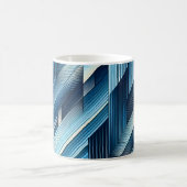 Mug Lignes Bleues De Mouvement (Centre)