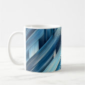 Mug Lignes Bleues De Mouvement (Gauche)