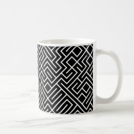 Mug Lignes carrelées 10 IMPRIMANTES génératives (blanc