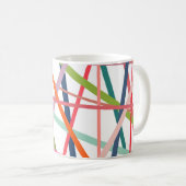 Mug Lignes colorées (Devant droit)