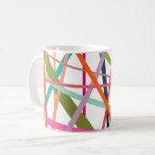 Mug Lignes colorées (Devant gauche)