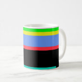 Mug Lignes colorées (Devant droit)