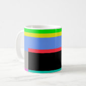 Mug Lignes colorées (Devant gauche)