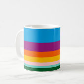 Mug Lignes colorées (Devant gauche)