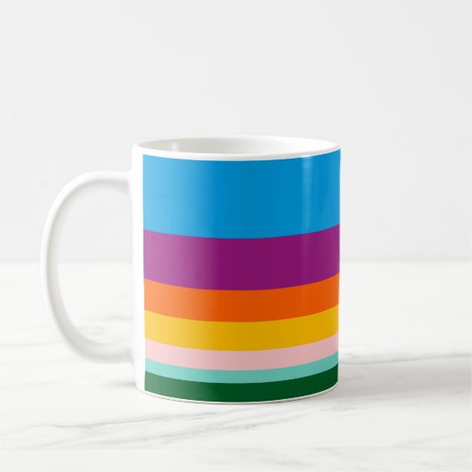Mug Lignes colorées (Gauche)