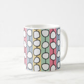 Mug Lignes colorées Pastel MCM (Devant droit)
