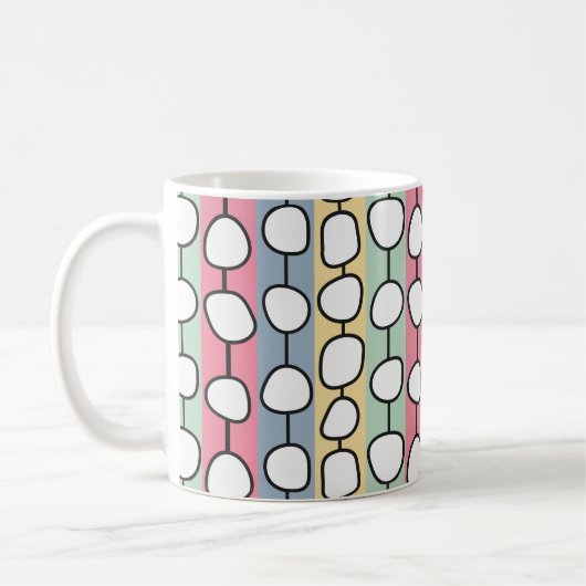 Mug Lignes colorées Pastel MCM (Gauche)