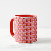 Mug Lignes croisées (Devant gauche)