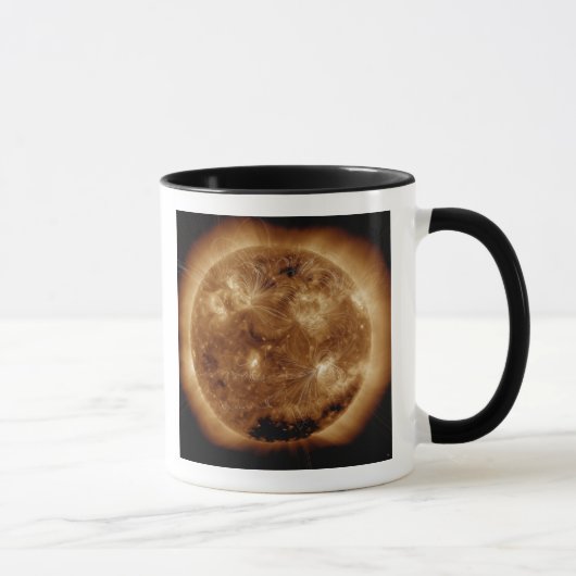 Mug Lignes de champ magnétique sur le Soleil 2 (Droite)