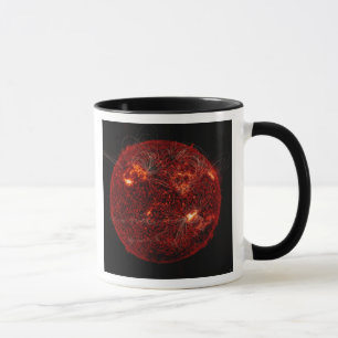 Mug Lignes de champ magnétique sur le Soleil 3