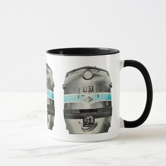 Mug Lignes de chemin de fer de lecture diesel # 907 (Droite)