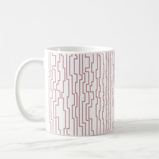 Mug Lignes de circuit plus grandes (Gauche)