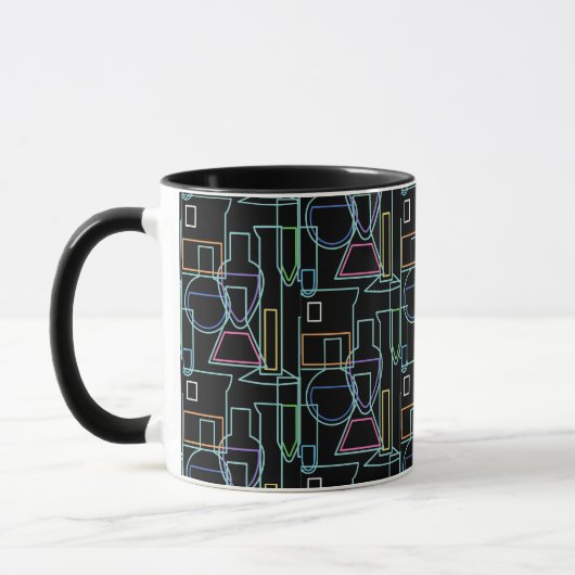 Mug Lignes de laboratoire de chimie (Gauche)