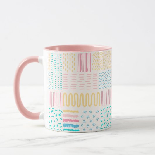 Mug Lignes de motif (Gauche)