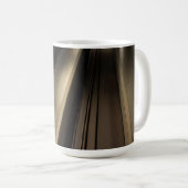 Mug Lignes de mouvement dorées (Devant droit)