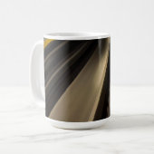 Mug Lignes de mouvement dorées (Devant gauche)