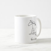 Mug Lignes de poney - c'est Nice (Devant droit)