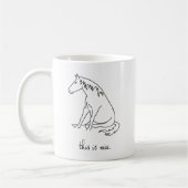 Mug Lignes de poney - c'est Nice (Gauche)