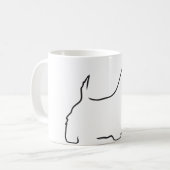Mug Lignes de Scottie (Devant gauche)