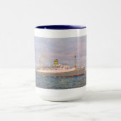 Mug Lignes de système mv Maasdam Hollande Amérique (Centre)