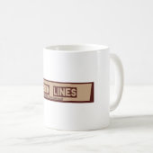 Mug Lignes de tendance Trading Co43 (Devant droit)