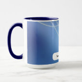 Mug Lignes de vapeur de perle glacée Dingin (Gauche)