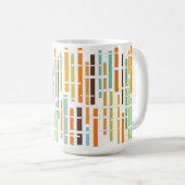 Mug Lignes des années 1970 (Devant droit)