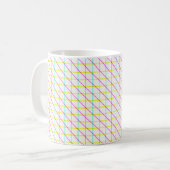 Mug Lignes diagonales (Devant gauche)
