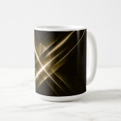Mug Lignes dorées élégantes (Devant droit)