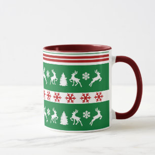 Mug Lignes Élégantes de Snowflakes