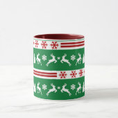 Mug Lignes Élégantes de Snowflakes (Centre)
