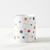 Mug Lignes et points minimalistes (Centre)