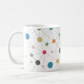 Mug Lignes et points minimalistes (Gauche)
