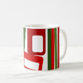 Mug Lignes et rectangles (Devant droit)