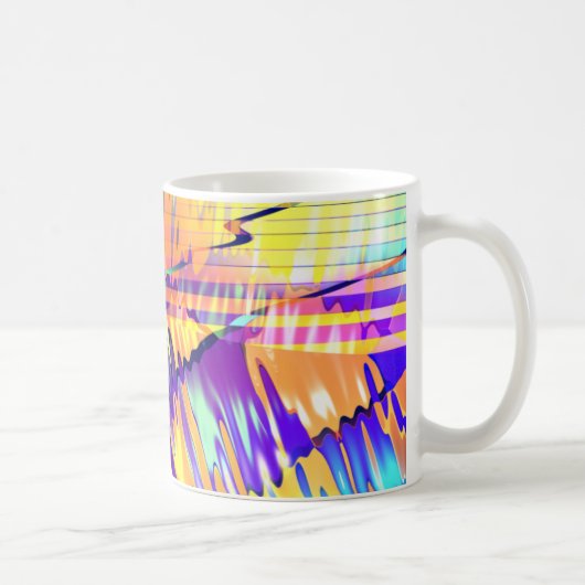 Mug Lignes et vagues liquides (Droite)