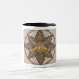Mug Lignes minimalistes Lucky Star Bonne chance