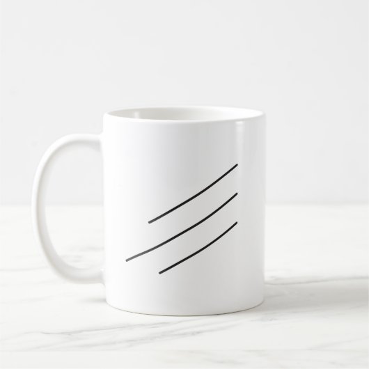 Mug Lignes noires (Gauche)