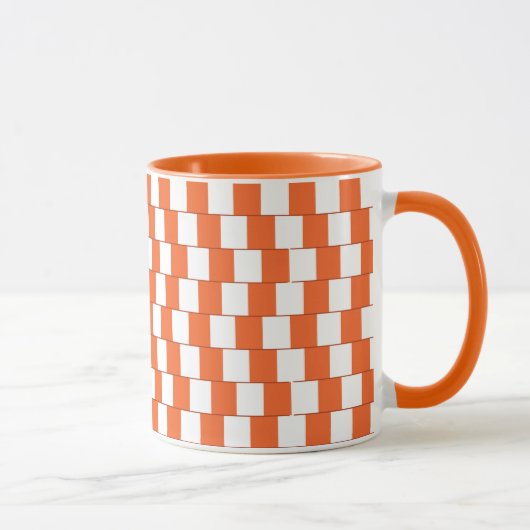 Mug lignes Orange confuses (Droite)
