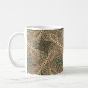 Mug Lignes organiques formes géométriques illusion opt