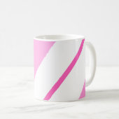 Mug Lignes roses (Devant droit)