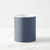 Mug Lignes subtiles sur bleu gris foncé (Centre)
