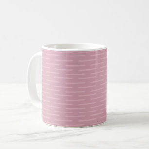 Mug Lignes Subtiles sur Rose